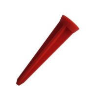 Piquet en plastique rouge 12 cm (92A)