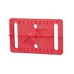 Plaquette de mesure – (RS10) – rouge