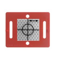 Plaquette de mesure – (RS61) – rouge – autocollante