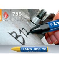 Lyra – 798 | 4880 Wachs-Signierkreide für professionelle Anwendungen – ø 12 mm – 95 mm – WEISS