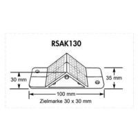 Kunststoff-Platte mit Winkel – RSAK130 – GRAU
